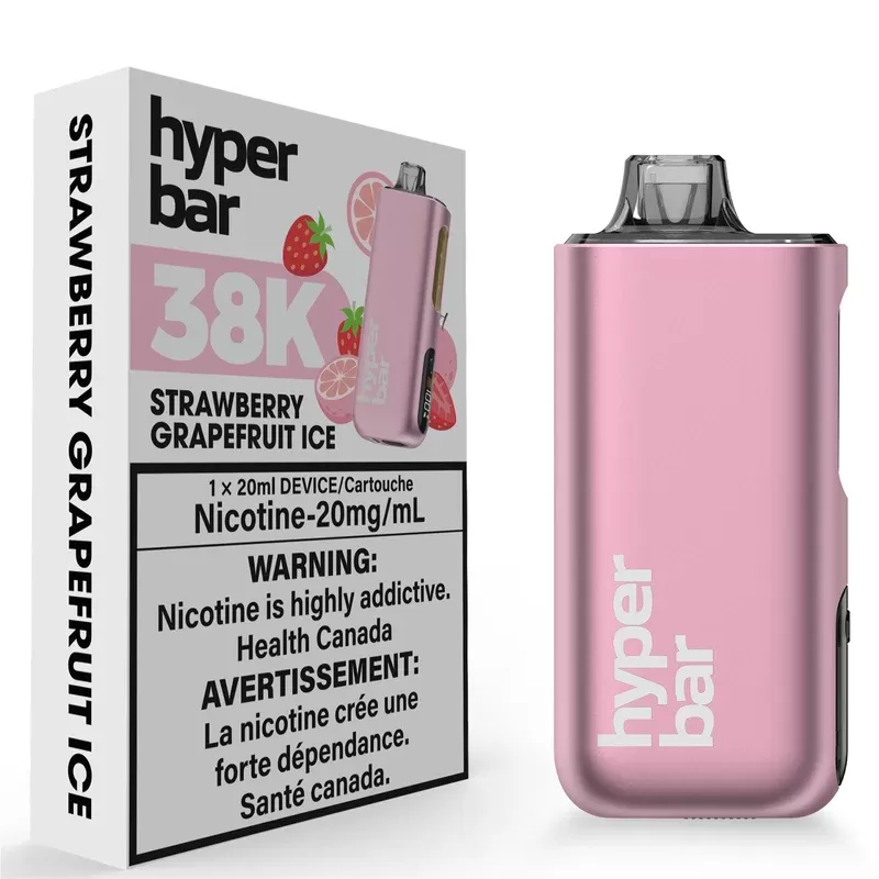 Hyperbar BE38000 Disposable Vape – Strawberry Grapefruit Ice