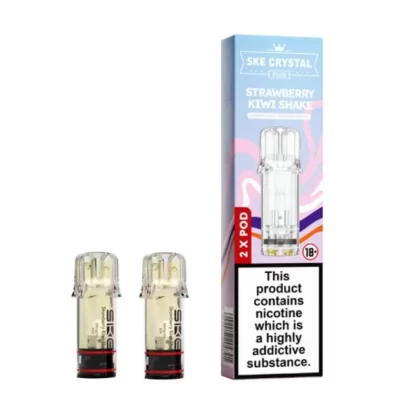 Strawberry Kiwi Shake Prefilled Pods by SKE Crystal Plus (2 x 2ml) - 20mg