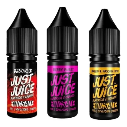 Just Juice 10ml Nic Salt E-Liquid 10 & 20mg | Pack of 5