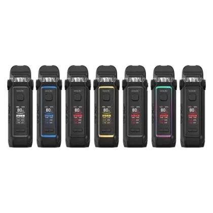 SMOK IPX 80 POD KIT [CRC] - Color#Black Carbon Fiber>Blue>Brown>Fluid 7 Color>Fluid Black Grey>Grey>Red