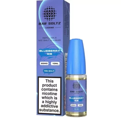 Bluberry Ice Bar Soltz Legend E-Liquids Nic Salts 10ml