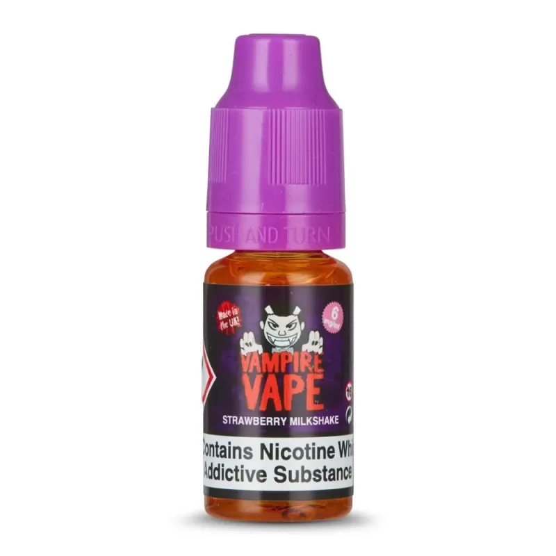 Strawberry Milkshake E-Liquid by Vampire Vape (10ml) - 3mg