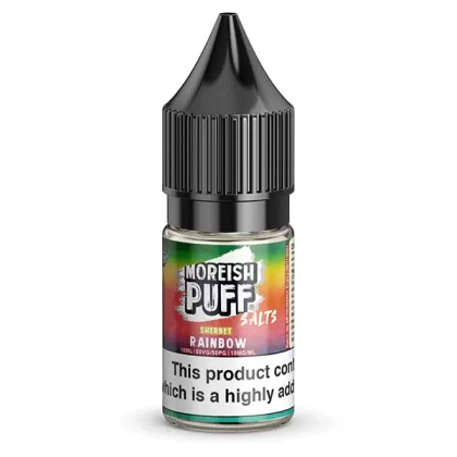 Moreish Puff Sherbet Rainbow Nic Salt E-Liquid - Vape Product, Vape Product
