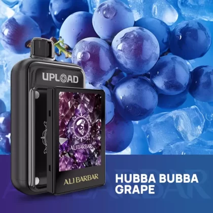 ALIBARBAR UPLOAD 25000 PUFFS – Grape Blast - Oil Tank + Screen, Oil Tank Only (A73EF8)