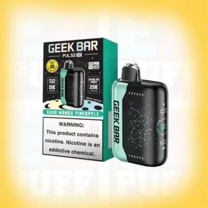 Sour Mango Pineapple- Geek Bar Pulse X – 25,000 Puff Disposable Vape