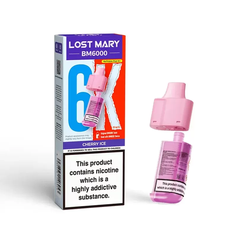 Lost Mary BM6000 Prefilled Pod Cherry Ice - Ecigpremium