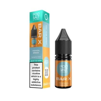 Pod Salt Bar Salt X Nic Salt E-Liquid Tropical Breeze - 20mg