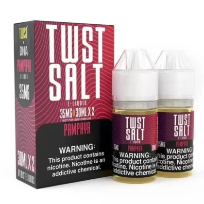 Twist e-Liquids Salt Pampaya eJuice - 60mL (2x30mL); Vape Product, Vape Product; Twist eLiquids