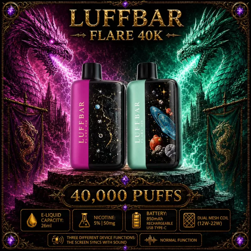LUFFBAR Flare 40K - Straw Nana - Vapeciga