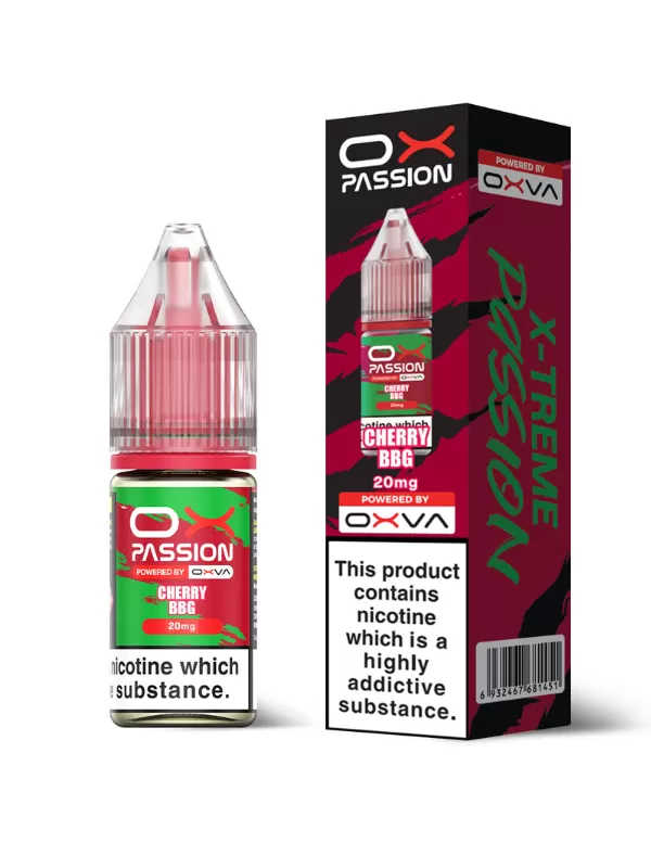 Cherry BBG OX Passion Nic Salt E-Liquid by OXVA - 10ml - Image 2