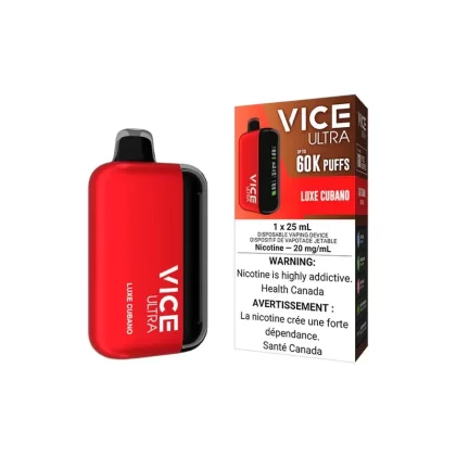 Vice Ultra 60K Disposable Vape – Luxe Cubano - Eliquidsupply