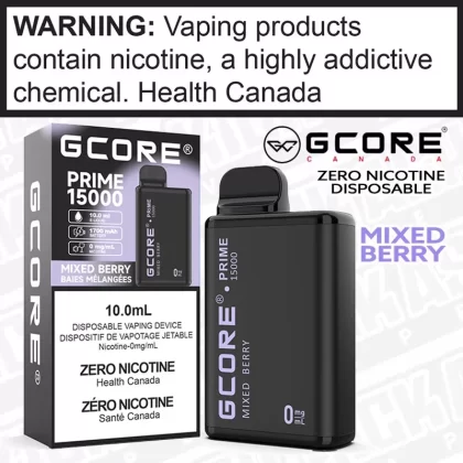 Mixed Berries GCORE Prime 15K Zero Nic.