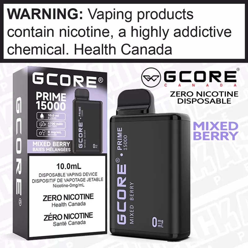 Mixed Berries GCORE Prime 15K Zero Nic.