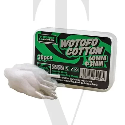 WOTOFO XFIBER COTTON 60MM 3MM 30PSC