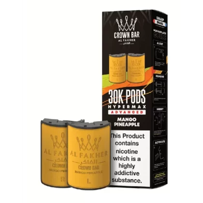 Al Fakher 30k Hypermax Prefilled Pods Mango Pineapple - Strength#20mg (EB64AA)