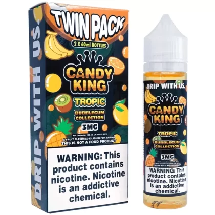 Tropic Bubblegum by Candy King E-liquid (60ml)