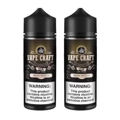 Vape Craft Mean Mocha 2 Bottle Bundle - 240mL (2x120mL); Vape Product, Vape Product (B96D44)