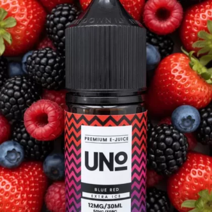 UNO MTL BLUE RED EXTRA ICE VAPE ELIQUID - Elegantvapestore