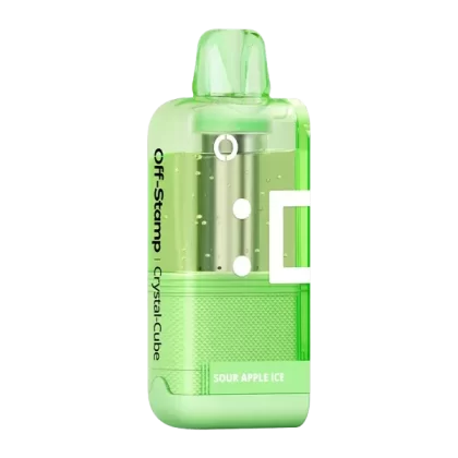 Sour Apple Ice Off Stamp X-Cube Disposable Crystal - Customer Group#Consumer~Nicotine#50mg~Size#Single>5 Pack