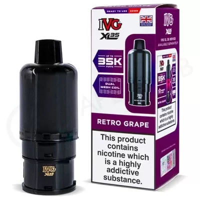 Retro Grape IVG XL 35K Refill Pod