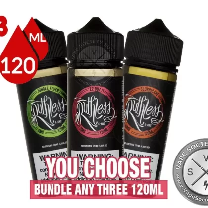 Ruthless Vapor Bundle 3x120ml (360ml)