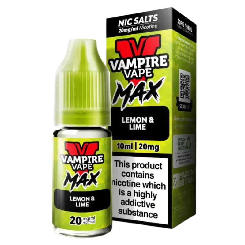 Lemon Lime VV Max Nic Salt E-Liquid by Vampire Vape (10ml) - 20mg