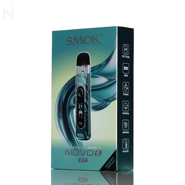 SMOK Novo 6 Pod System - SIlver - Image 2