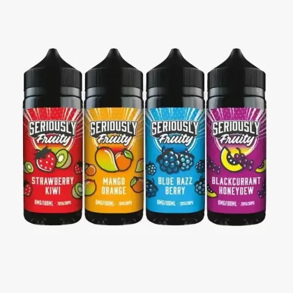 Doozy Seriously Fruity 100ml Shortfill Eliquid - Fusionz- Cherry Sour Raspberry