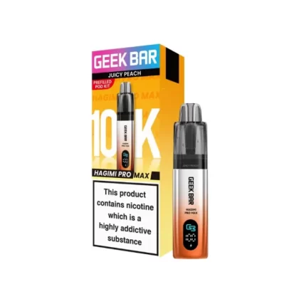 Geek Bar Hagimi Pro Max 10K Prefilled Pod Kit Juicy Peach - 20mg