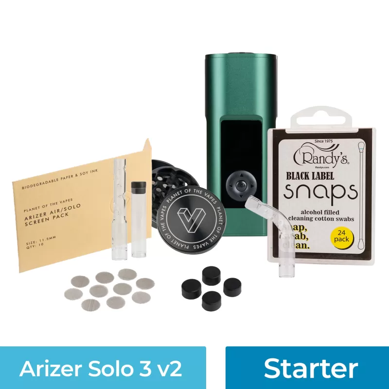 Arizer Solo 3 v2 Starter Vaporizer Kit - Planetofthevapes