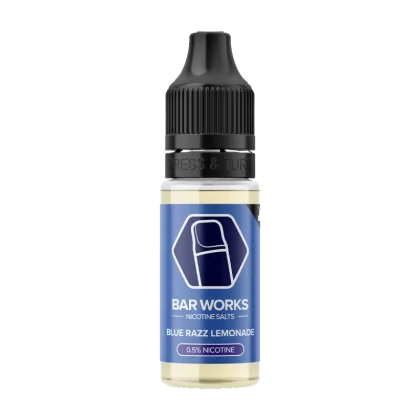 Blue Razz Lemonade Nic Salt by Bar Works - 10ml - 5mg - Vape Product