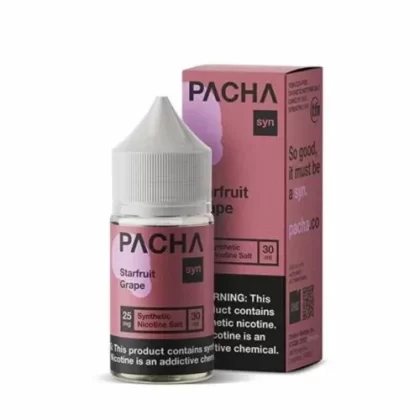 Pacha Salt E-Liquid – Starfruit Grape 30ml