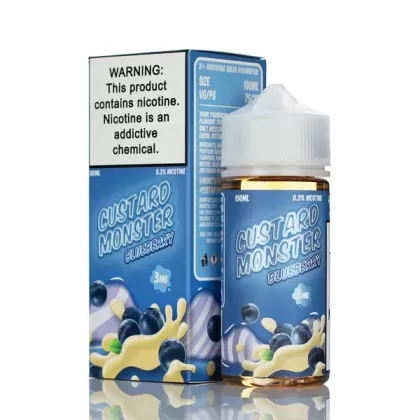 Custard Monster - Blueberry Custard - 100ml - 3mg
