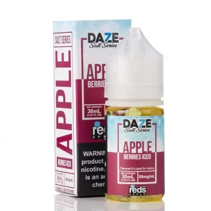 ICED BERRIES – RED’S APPLE E-JUICE – 7 DAZE SALT – 30ML ( 30MG – 50MG ) - Vape Product, Vape Product