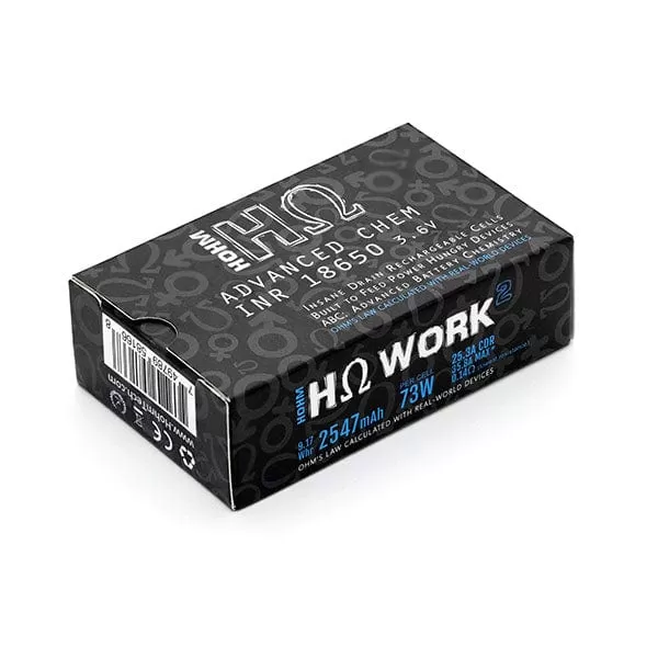 HOHM TECH WORK 2 18650 2547MAH 25.3A - Image 3