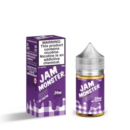 Jam Monster Salt Grape eJuice - Vape Product; Vape Product, Vape Product (90983F) (90983F)
