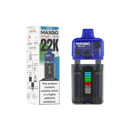 Relx MaxGo Pro 22000 Prefilled Pod Vape Kit (Expiry May 2026) - Blueberry Cranberry Cherry