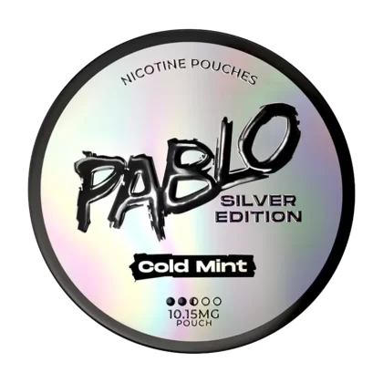 Cold Mint Pablo Silver Edition Nicotine Pouches - 10mg - Vape Product