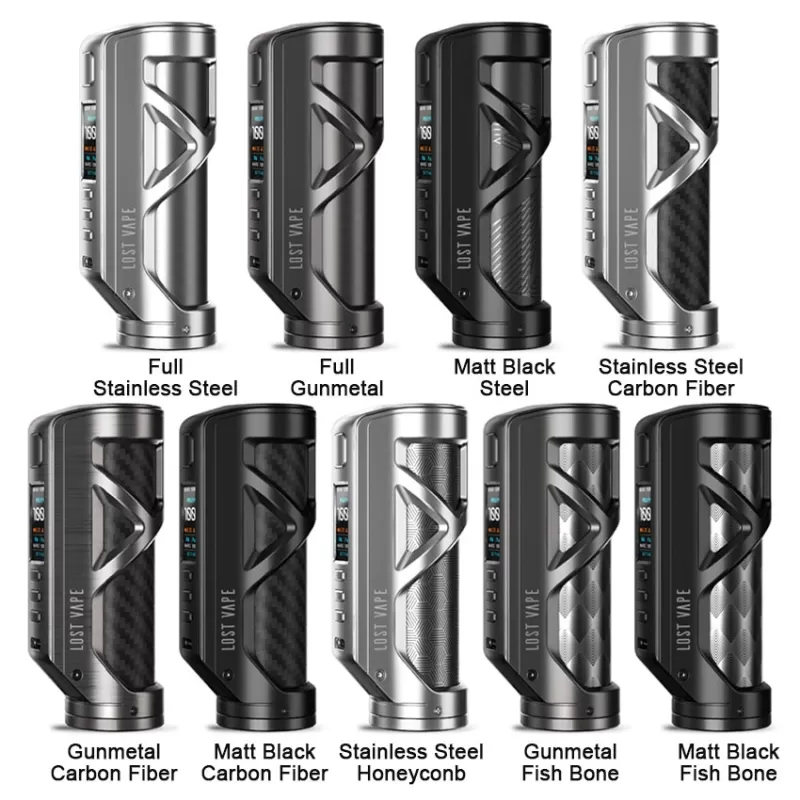 Lost Vape Cyborg Quest Mod 100W - Gunmetal Fish Bone - Image 2