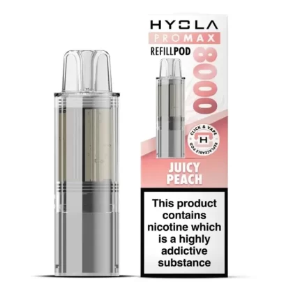 Hyola Pro Max 8000 Prefilled Pod Juicy Peach - Ejuicewarehouse