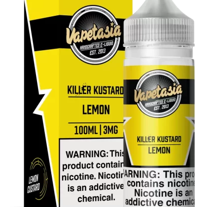 VAPETASIA - Killer Kustard Lemon - 100ML E-Liquid