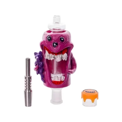 Pink Maniac Monster Nector Collector – 8in - Vape Store