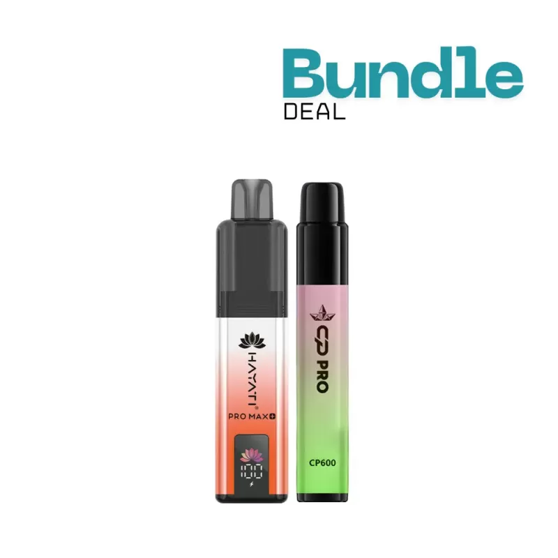 Hayati Pro Max Plus 6000 + CP Pro Cp600 Bundle - Double Apple / Banana Ice