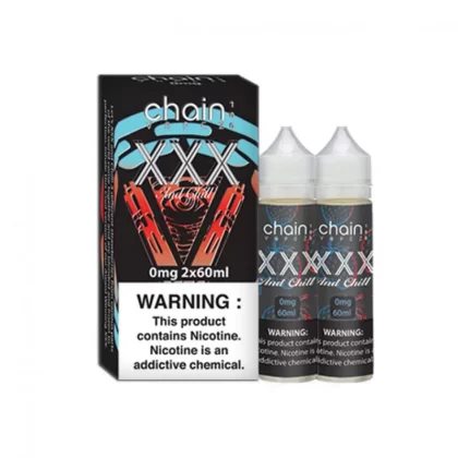 XXX and Chill by Chain Vapez 120mL (2x60mL) - 6MG