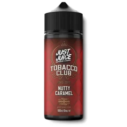 Nutty Caramel Tobacco 100ml Shortfill by Just Juice - 0 mg/ml (D83BB2)