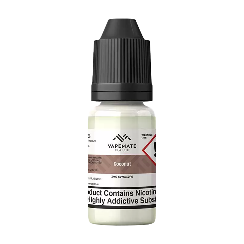 Vapemate Classic Coconut 10ml - 50VG / 50PG / 6mg - Ecigwizard
