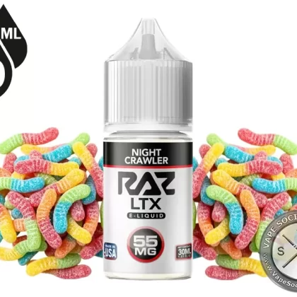 Night Crawler Pod Juice x RAZ LTX Salt 30ml