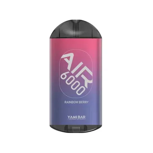 Yami Bar Air 6000 Disposable 6000 Puffs – Rainbow Berry