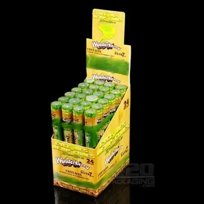 CYCLONES | ‘Retail Display’ Xtra Slow Burn Hemp Cones | 109mm – Wonderberry – 24 Count
