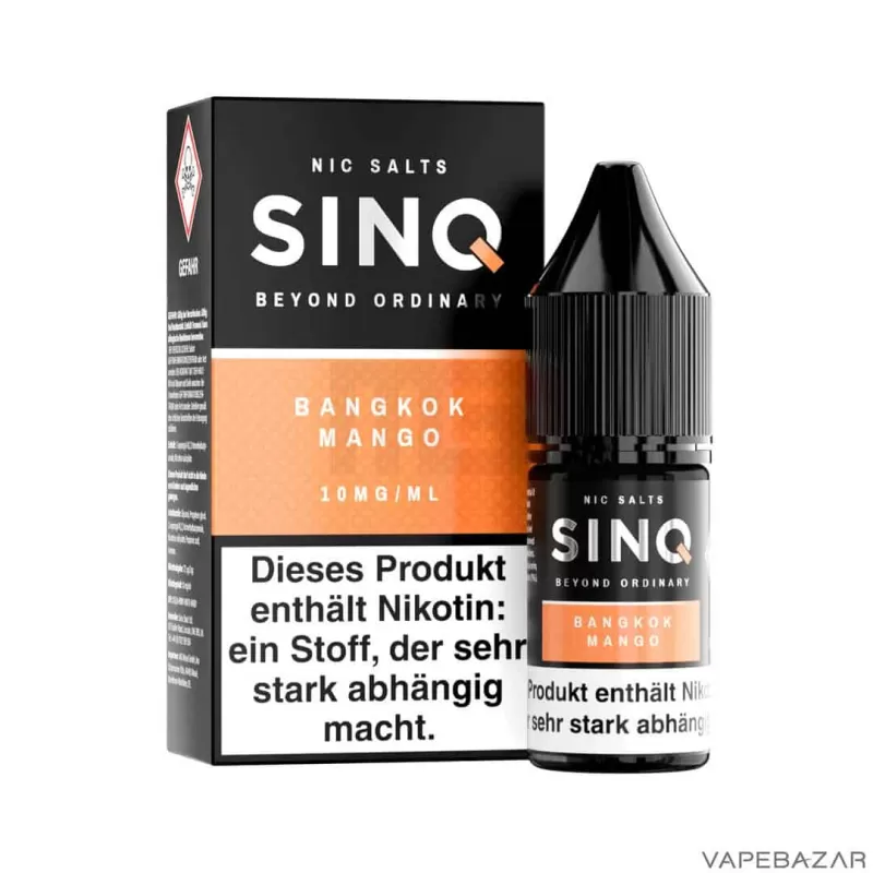 SINQ Nic Salt – Bangkok Mango - 10mg/ml, 20mg/ml - Image 3